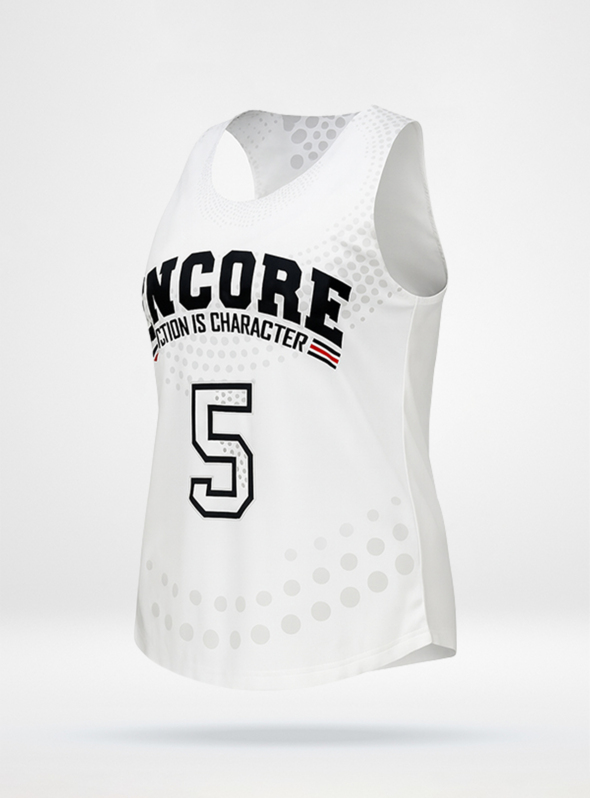 Women's Collegiate Lacrosse Reversible Racerback
